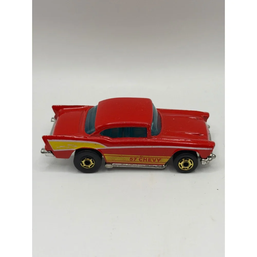 Hot Wheels 57 Chevy Kids 1:64 Red‎ 1976 Mattel Vintage Diecast Toy Car